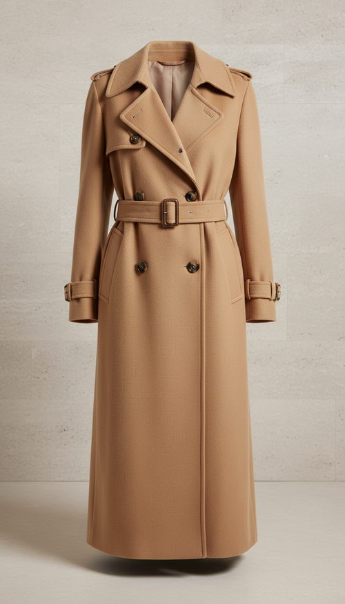 Cashmere Trench Coat
