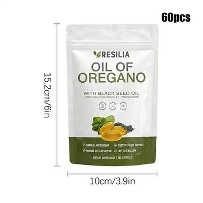Resilia Oregano with Black Seed Oil