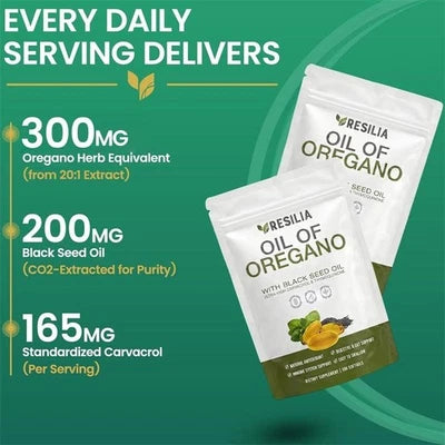Resilia Oregano with Black Seed Oil