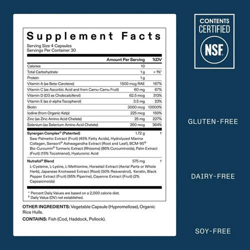 NUTRAFOL Men’s AUTHENTIC Hair Growth